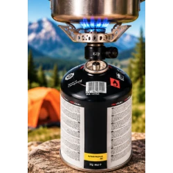 Rezerva gaz 500g cu FILET pentru arzator camping NEAGRA MX1584