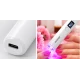 Mini Lampa UV/LED Portabila pentru Unghii AORLIS AO 78039 de 3W cu 1 LED USB