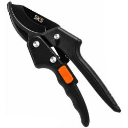 Foarfeca de vie si gradina SK5 Otel carbon reglabila 20 cm 8 inch Negru cu buton portocaliu MX986