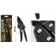 Foarfeca de vie si gradina SK5 Otel carbon reglabila 20 cm 8 inch Negru cu buton portocaliu MX986