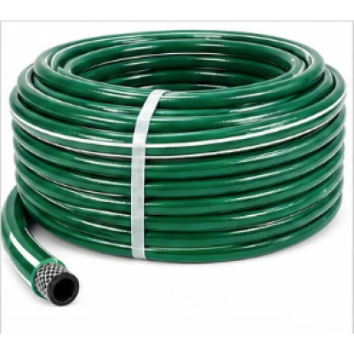 Furtun Gaz 50 m din PVC cu Insertie Metalica Interior 9 mm Exterior 16 mm Verde MX1120