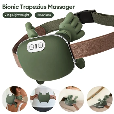 Aparat de masaj FZ 831 cervical 4D pentru gat si umeri 3 intensitati si acumulator reincarcabil USB