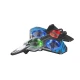 Avion de jucarie cu 4 elice lumini LED multicolore telecomanda 2.4 GHz si acumulator reincarcabil USB