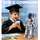 Robot interactiv inteligent AI Delivery XR G7 cu telecomanda comenzi vocale senzor de gesturi muzica dans