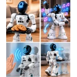 Robot interactiv inteligent AI Delivery XR G7 cu telecomanda comenzi vocale senzor de gesturi muzica dans