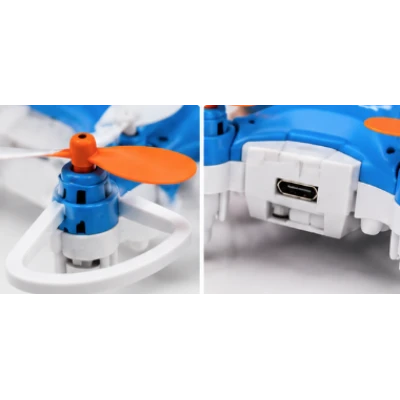 Mini Drona 895 Aerobat Four Axis telecomandata cu 4 elice lumini LED si functie de acrobații 360