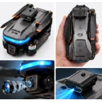 Drona pliabila S15 Pro cu camera HD evitare obstacole pozitionare optica si telecomanda cu suport pentru telefon