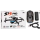 Drona pliabila S15 Pro cu camera HD evitare obstacole pozitionare optica si telecomanda cu suport pentru telefon
