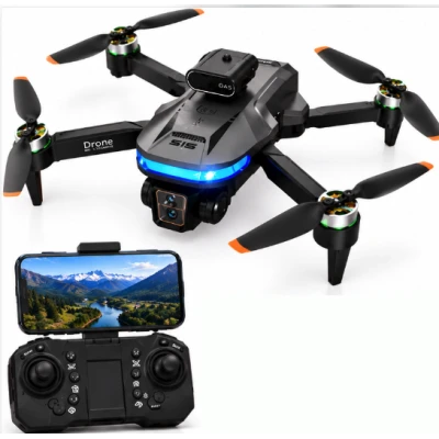 Drona pliabila S15 Pro cu camera HD evitare obstacole pozitionare optica si telecomanda cu suport pentru telefon
