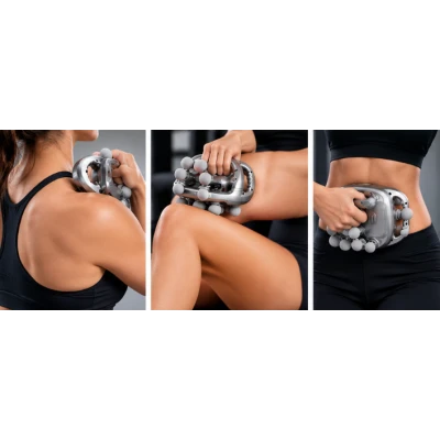 Aparat de masaj anticelulitic si relaxare musculara cu 18 capete de masaj 9 moduri 9 niveluri de intensitate