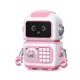 Pusculita interactiva pentru copii Robot Piggy Bank design robot cu ecran luminos