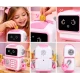 Pusculita interactiva pentru copii Robot Piggy Bank design robot cu ecran luminos