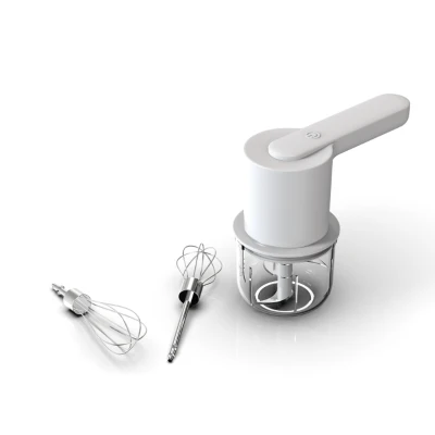 Mini Tocator electric multifunctional 2 in 1 cu teluri interschimbabile 300 ml