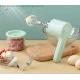 Mini Tocator electric multifunctional 2 in 1 cu teluri interschimbabile 300 ml