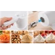 Mini Tocator electric multifunctional 2 in 1 cu teluri interschimbabile 300 ml