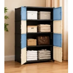Dulap modular de depozitare cu 8 usi si manere 4 niveluri 63 × 32 × 120 cm