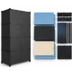 Dulap modular de depozitare cu 8 usi si manere 4 niveluri 63 × 32 × 120 cm
