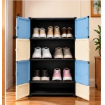 Dulap modular pentru incaltaminte cu 6 usi si manere tip inel 3 niveluri 63 × 32 × 90 cm