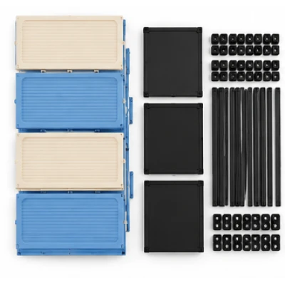 Dulap modular pentru incaltaminte cu 6 usi si manere tip inel 3 niveluri 63 × 32 × 90 cm