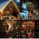 Mos Craciun cu Parasuta Luminoasa MULTICOLORA 40x80 cm pentru Decor Festiv Cod 1500 50C