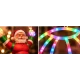 Mos Craciun cu Parasuta Luminoasa MULTICOLORA 40x80 cm pentru Decor Festiv Cod 1500 50C