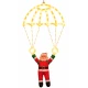 Mos Craciun cu Parasuta Luminoasa ALB CALD 40x80 cm pentru Decor Festiv Cod 1500 50G