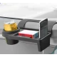 Suport Auto universal 2 in 1 pentru pahar si telefon organizator cu montare pe geamul usii