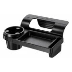 Suport Auto universal 2 in 1 pentru pahar si telefon organizator cu montare pe geamul usii