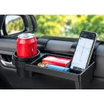 Suport Auto universal 2 in 1 pentru pahar si telefon organizator cu montare pe geamul usii