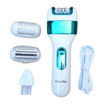 Set epilator pentru Femei Daling DL 6021 tip 3 in 1 Epilator Aparat de Ras si Pila Electrica pentru Calcaie