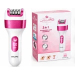 Set epilator pentru Femei Daling DL 6021 tip 3 in 1 Epilator Aparat de Ras si Pila Electrica pentru Calcaie