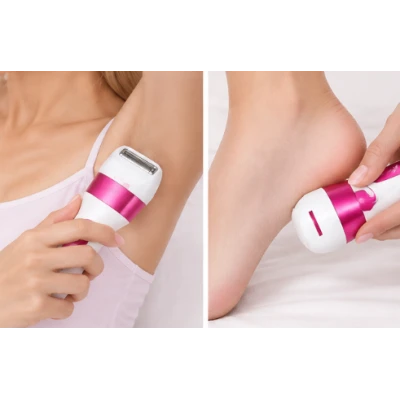 Set epilator pentru Femei Daling DL 6021 tip 3 in 1 Epilator Aparat de Ras si Pila Electrica pentru Calcaie