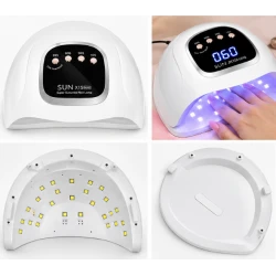 Lampa UV LED pentru Unghii SUN X15 Max Baza Detasabila pentru Manichiura si Pedichiura