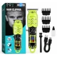 Trimer de Tuns Profesional Hair Clipper HLS T08 reincarcabil USB Display LED 4 Piepteni