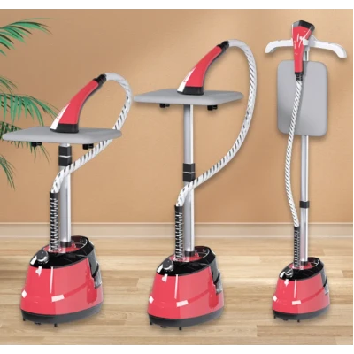 Aparat de Calcat cu Abur Vertical 2 in 1 de 2000W Rezervor 2L 10 Trepte de Abur Masa de Calcat