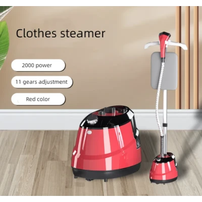 Aparat de Calcat cu Abur Vertical 2 in 1 de 2000W Rezervor 2L 10 Trepte de Abur Masa de Calcat