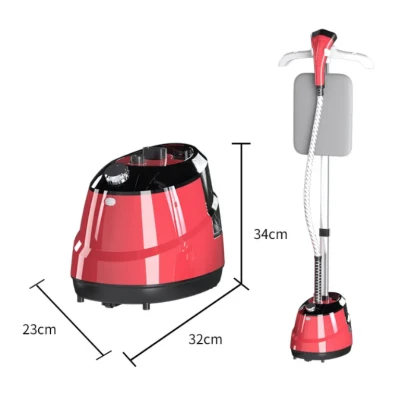 Aparat de Calcat cu Abur Vertical 2 in 1 de 2000W Rezervor 2L 10 Trepte de Abur Masa de Calcat