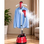 Aparat de Calcat cu Abur Vertical 2 in 1 de 2000W Rezervor 2L 10 Trepte de Abur Masa de Calcat
