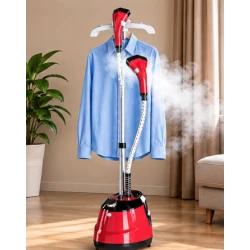 Aparat de Calcat cu Abur Vertical 2 in 1 de 2000W Rezervor 2L 10 Trepte de Abur Masa de Calcat