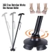 Baston Multifunctional Pliabil cu Scaun Integrat lanterna LED si maner ergonomic pentru Sprijin si Odihna
