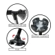Baston Multifunctional Pliabil cu Scaun Integrat lanterna LED si maner ergonomic pentru Sprijin si Odihna