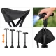 Baston Multifunctional Pliabil cu Scaun Integrat lanterna LED si maner ergonomic pentru Sprijin si Odihna