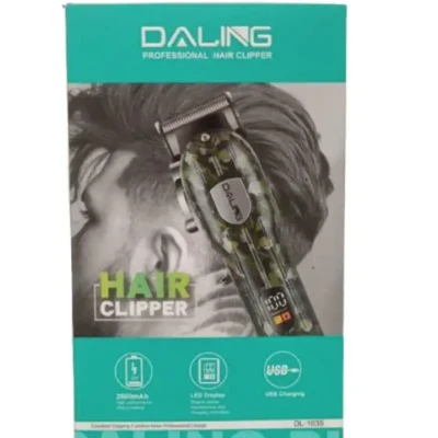 Masina de Tuns Profesionala DALING DL 1635 reincarcabila Display Digital