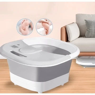 Aparat pentru Masaj si Baie la Picioare SQ 806 Pliabil cu Role de Masaj