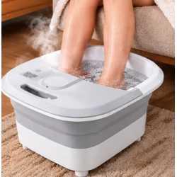 Aparat pentru Masaj si Baie la Picioare SQ 806 Pliabil cu Role de Masaj