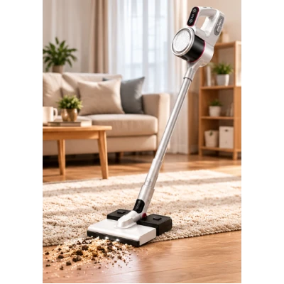 Aspirator Vertical fara fir HB 801 model 2 in 1 putere 100W cu 3 Trepte de Aspirare