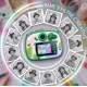 Aparat Foto Instant pentru Copii Model DINOZAUR VERDE cu Imprimare Foto