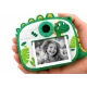 Aparat Foto Instant pentru Copii Model DINOZAUR VERDE cu Imprimare Foto