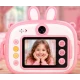 Aparat Foto Instant IEPURAS pentru Copii Sweet Bunny ROZ cu Imprimare Termica