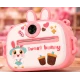 Aparat Foto Instant IEPURAS pentru Copii Sweet Bunny ROZ cu Imprimare Termica